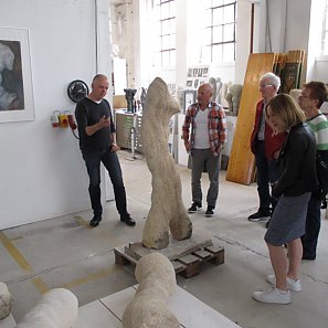 Atelierbesuch bei Christoph Traub