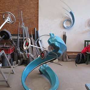 Atelierbesuch bei Stefan Rohrer