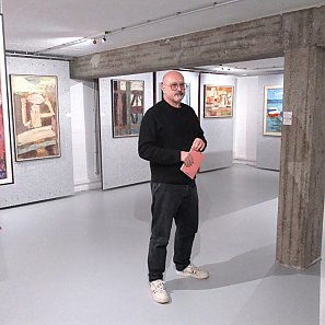 Besuch der Ausstellung »Hans Fähnle – Ungesehen« in der Galerie Amann, Stuttgart