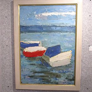 Besuch der Ausstellung »Hans Fähnle – Ungesehen« in der Galerie Amann, Stuttgart