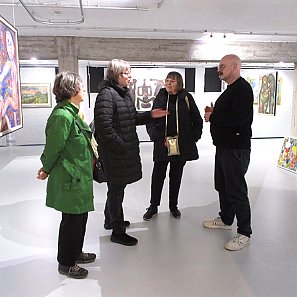 Besuch der Ausstellung »Hans Fähnle – Ungesehen« in der Galerie Amann, Stuttgart