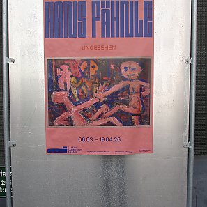 Besuch der Ausstellung »Hans Fähnle – Ungesehen« in der Galerie Amann, Stuttgart