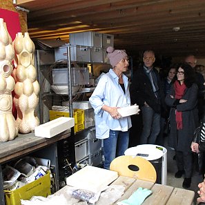 Atelierbesuch in den Wagenhallen