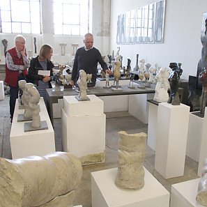 Atelierbesuch bei Christoph Traub