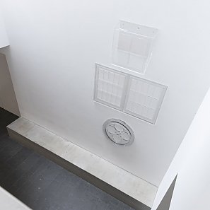 Raumansicht Ausstellung Finja Sander und Tatjana Stürmer »Wovon träumt der Stein, wovon die Wand?«