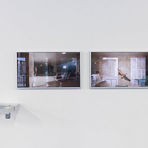 Raumansicht Ausstellung Finja Sander und Tatjana Stürmer »Wovon träumt der Stein, wovon die Wand?«