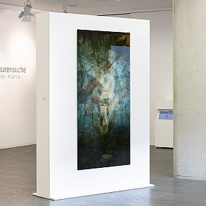 Raumansicht Ausstellung Spurensuche im Hospitalhof