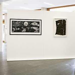 Raumansicht Ausstellung Spurensuche im Hospitalhof