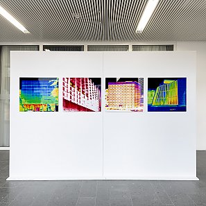 Raumansicht Ausstellung Spurensuche im Hospitalhof