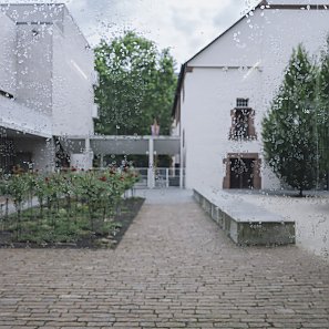 Ausstellungsansicht Leonie Lass & Elisa Lohmüller »Daseinsfürsorge«