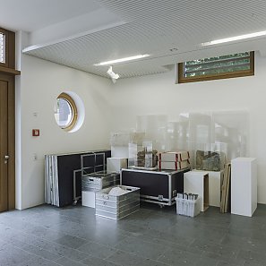 Ausstellungsansicht Leonie Lass & Elisa Lohmüller »Daseinsfürsorge«
