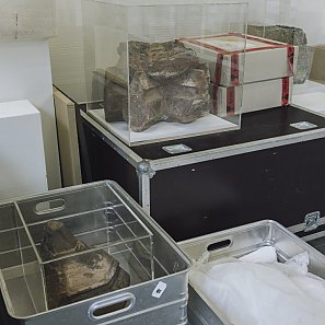 Ausstellungsansicht Leonie Lass & Elisa Lohmüller »Daseinsfürsorge«