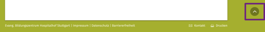 Abbildung des Pfeils, um wieder ganz nach oben zu kommen