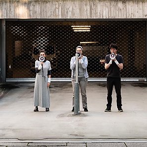 Fotos der Generalprobe des Performance-Projekts »Hidden Voices« am 5./6.7.24