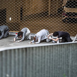 Fotos der Generalprobe des Performance-Projekts »Hidden Voices« am 5./6.7.24