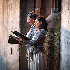 Fotos der Generalprobe des Performance-Projekts »Hidden Voices« am 5./6.7.24